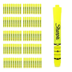 200 Ink Indicator Highlighters in Yellow - Bulk School Supplies Wholesale Case of 200 -Ink Indicator Highlighters