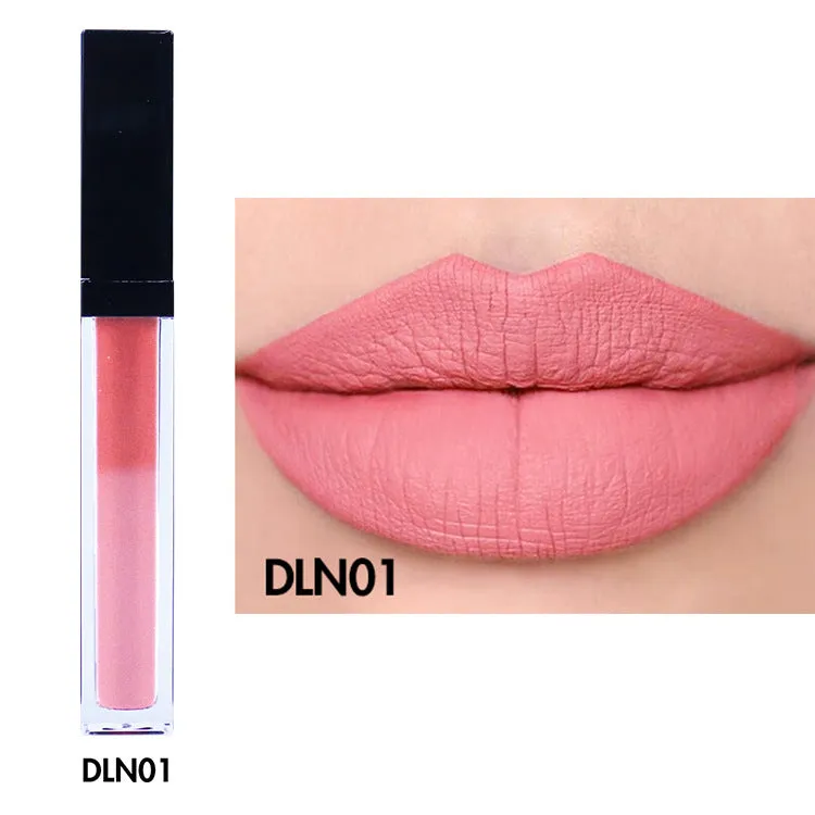 39 Color Non-stick Cup Lasting Lip Gloss Liquid Lipstick