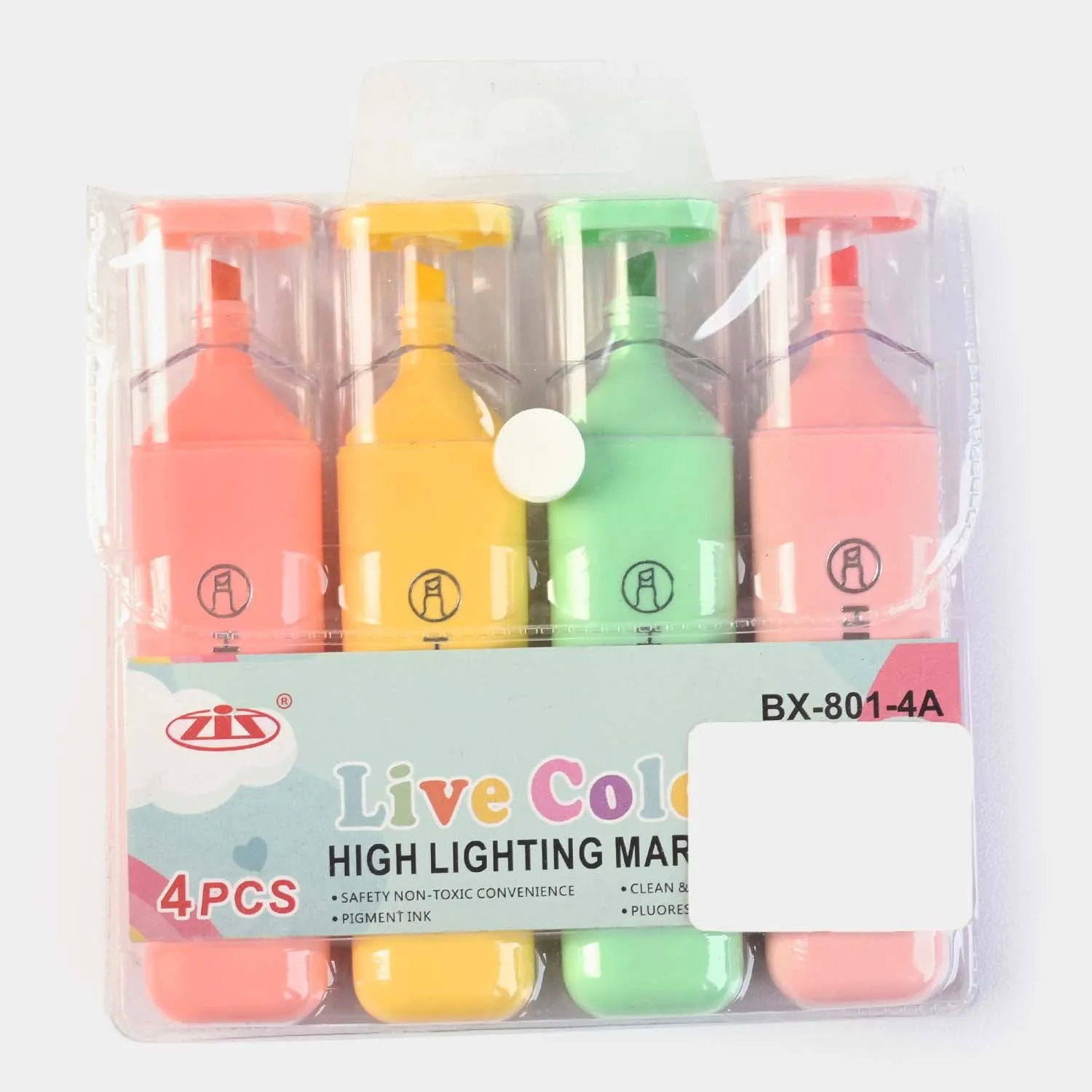 4PCs Text Highlighter For Kids