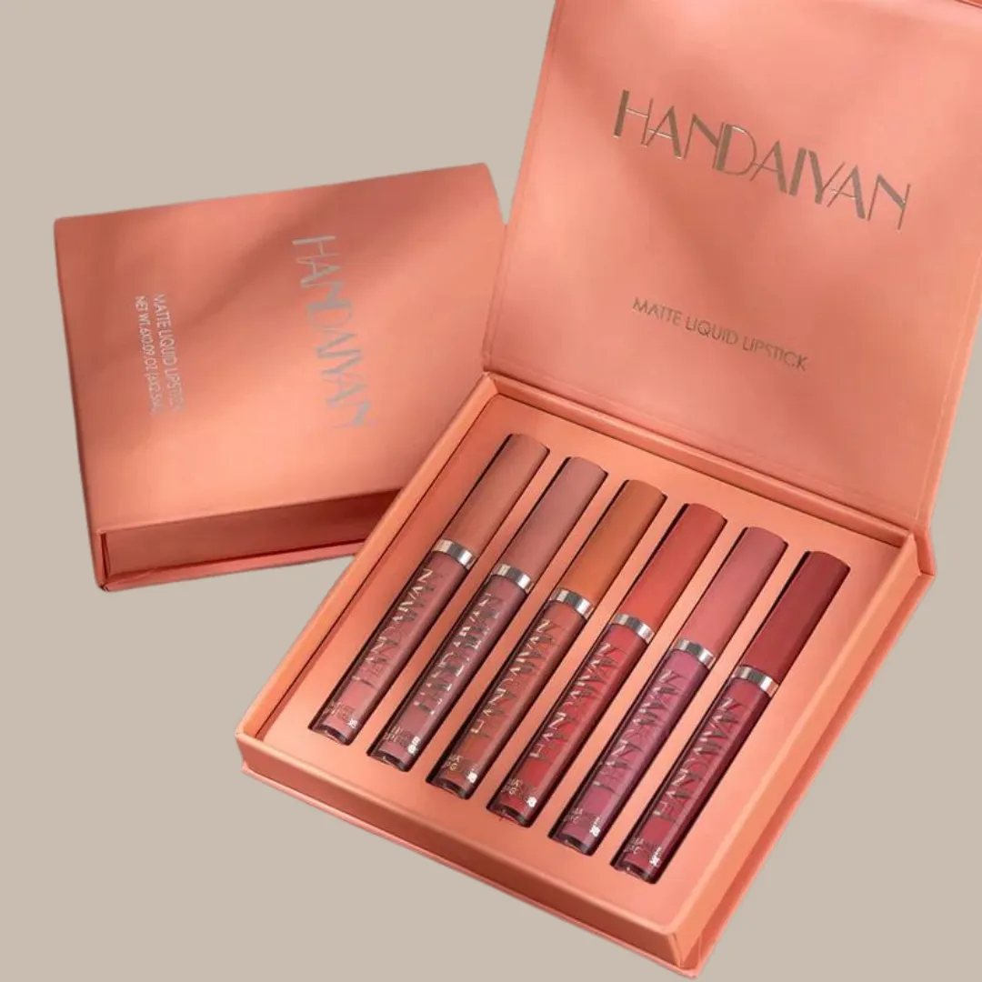 6 Pcs set Liquid Lipstick