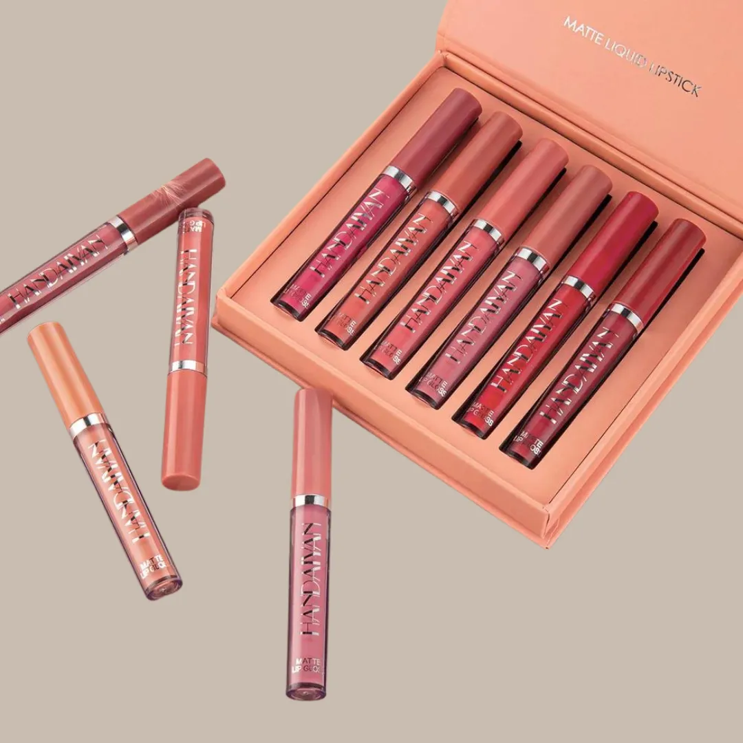 6 Pcs set Liquid Lipstick