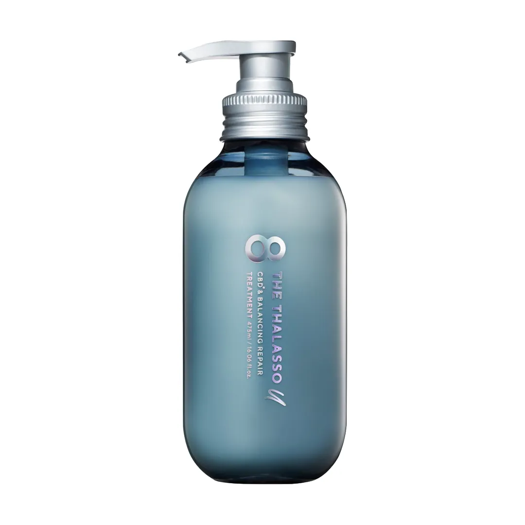 8 THE THALASSO U & Refreshing Cleanse Serum Treatment 475ml日本8涧净无硅油草本固发清爽修复护发素 475ml