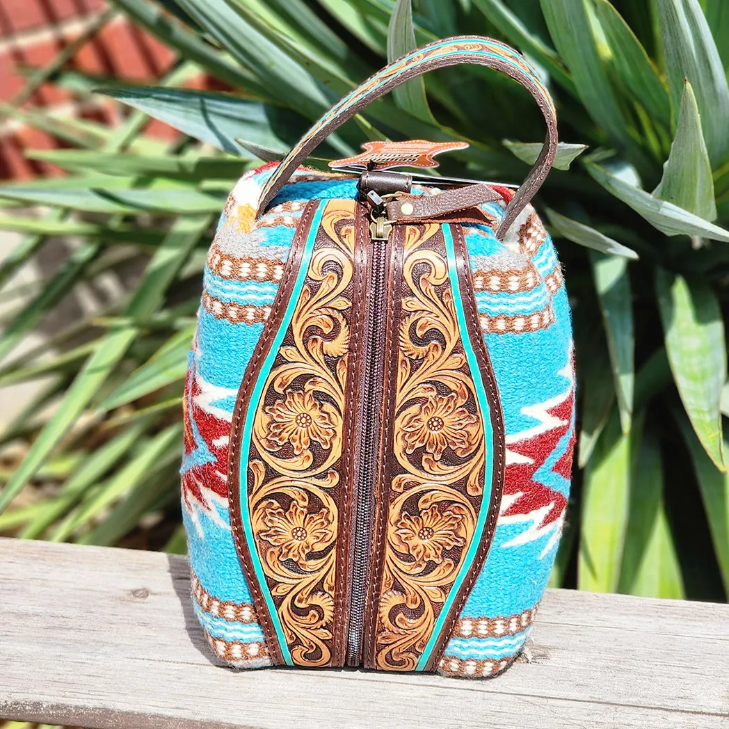 American Darling Turquoise Shave/Makeup Bag