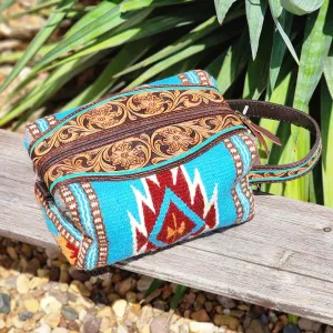 American Darling Turquoise Shave/Makeup Bag