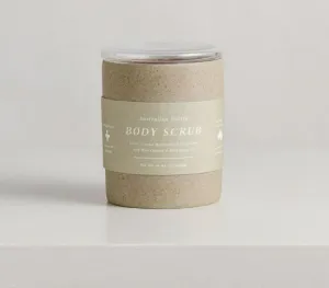 AS Body Scrub Glass Jar Body Treatment Aust Native