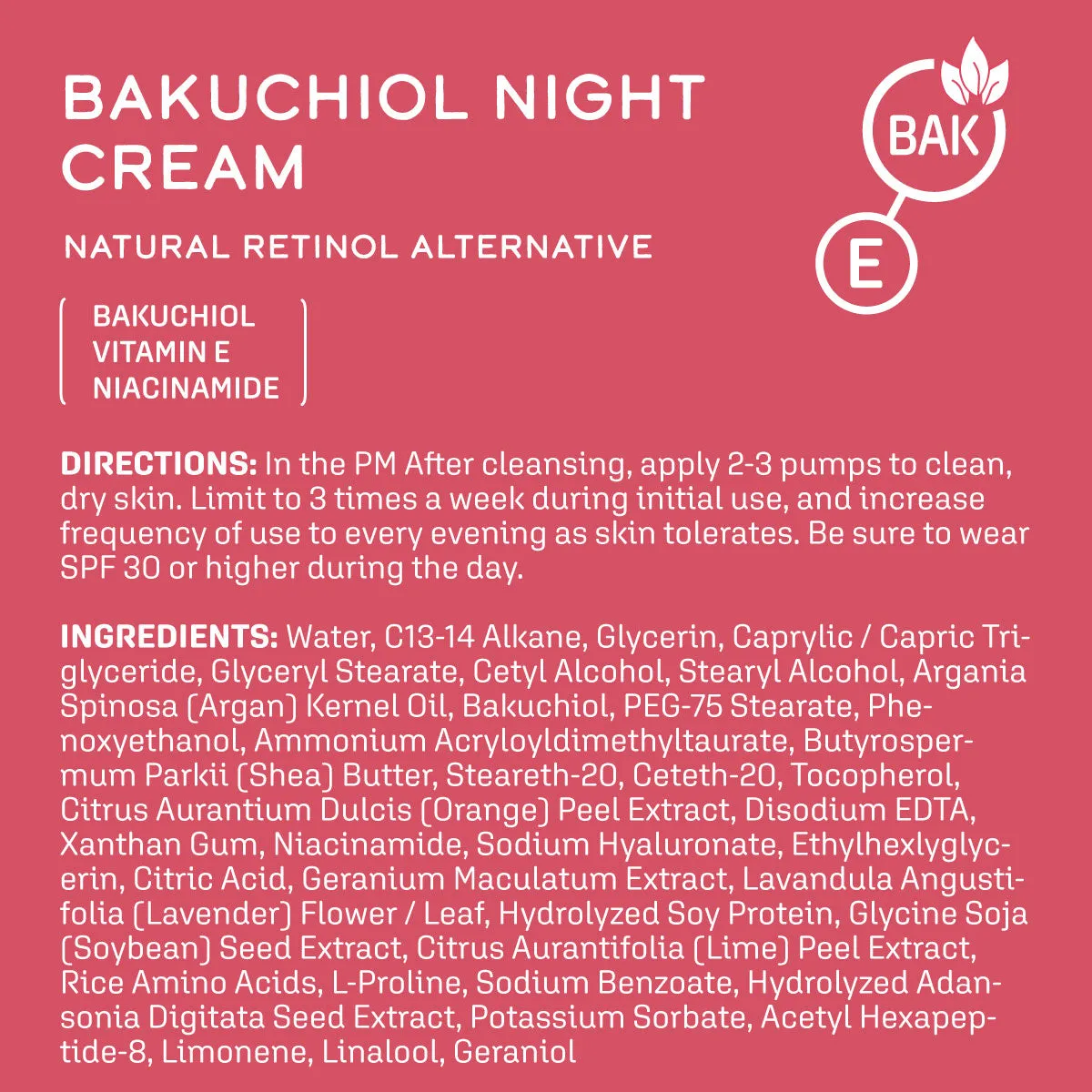 Bakuchiol Night Cream