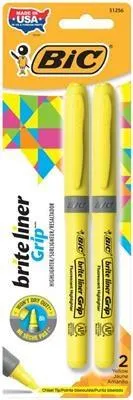 Bic Brite Liner Grip Highlighter 2 pack