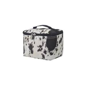 Black Cowhide NGIL Cosmetic Case