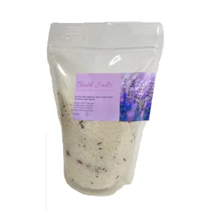 Body Craft 1kg Lavender Sea Salt Crystal Bath Salts White