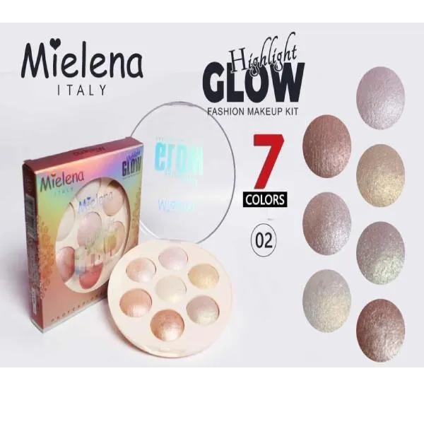 Branded 7 in 1 Highlight Fashion Makeup Kit Shade