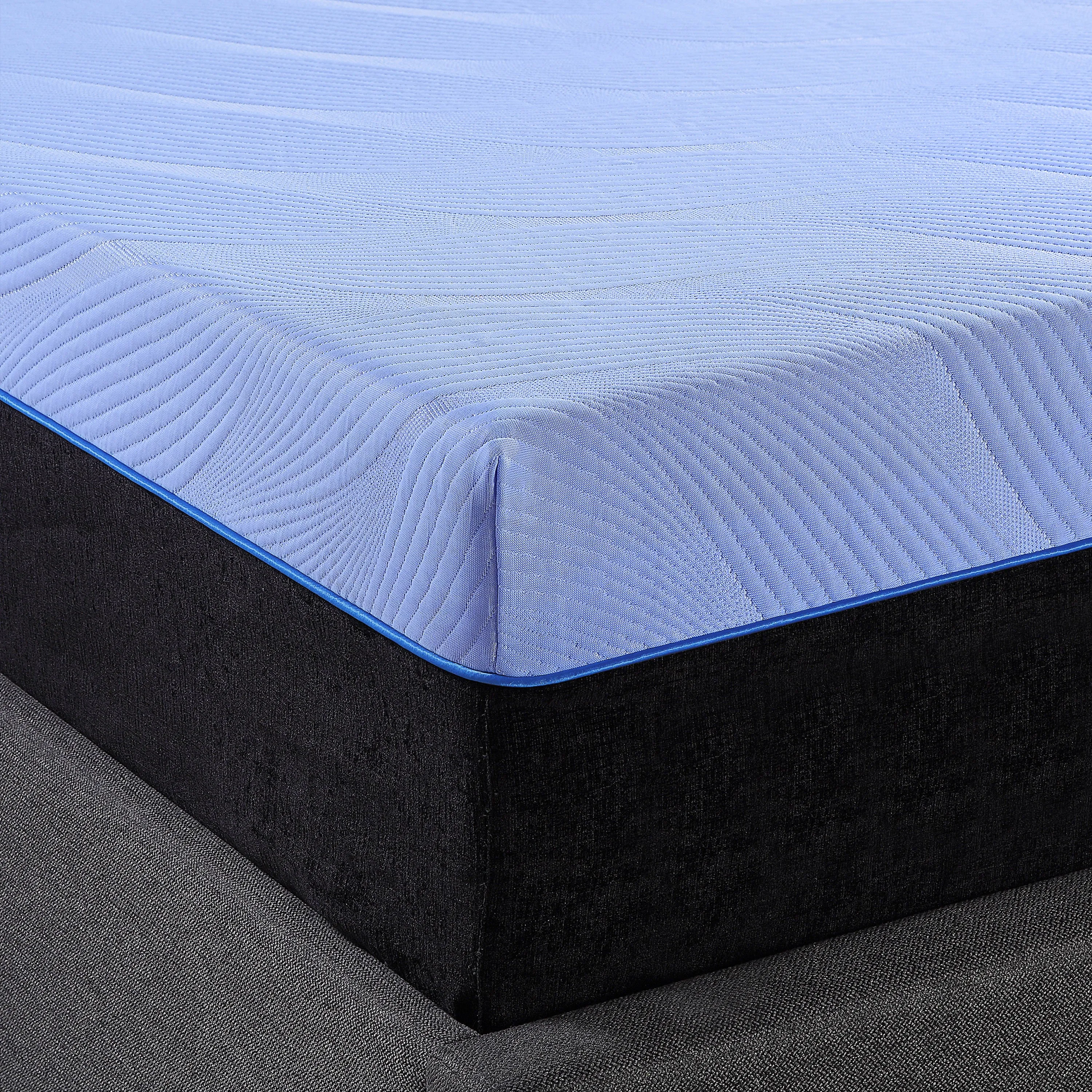 Bridgevine Home 12 inch Refresh Flex Head Latex Foam Hybrid Mattress and Adjustable Base Bundle, King Size