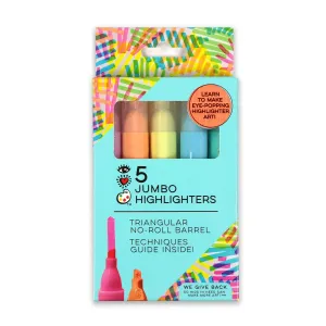 Bright Stripes Iheartart 5 Jumbo Highlighters