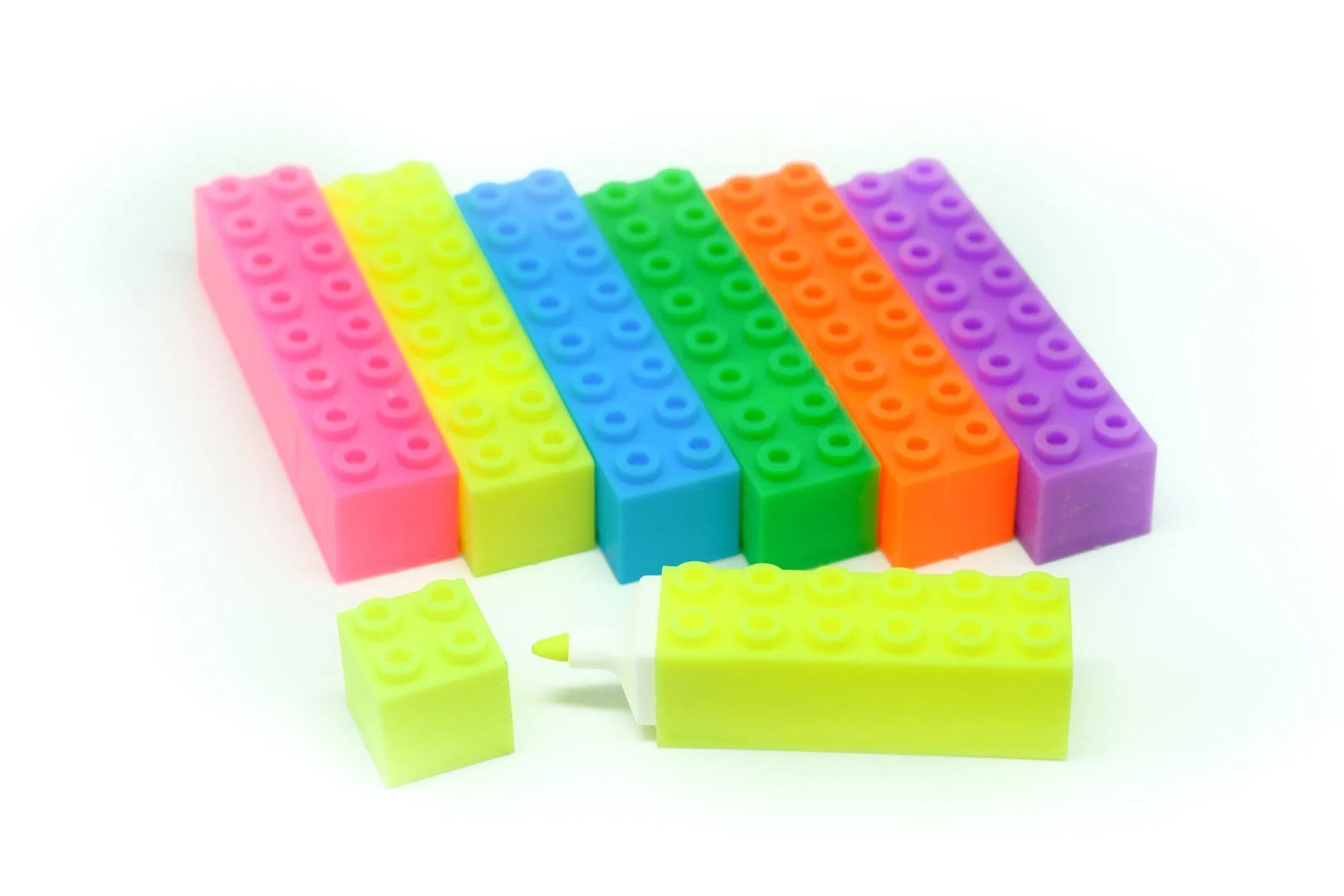 Building Block Highlighter Pen