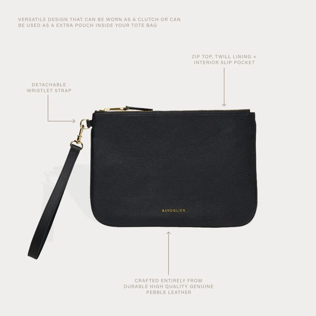 Carryall Zip Pouch - Black/Gold