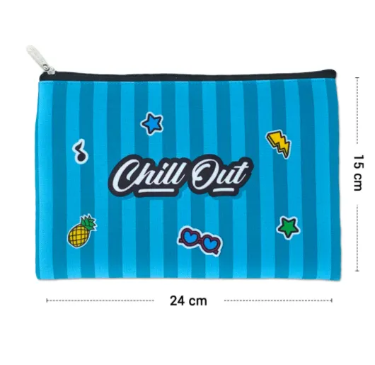 Chill Out Canvas Large Pouch