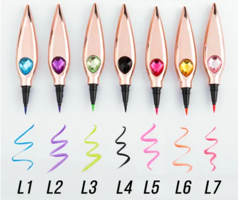 COLOR VIBE Ultra-Precise Felt Tip Liquid Eyeliner - MQO 12 pcs