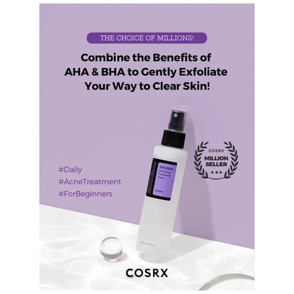 Cosrx AHA-BHA Clarifying Treatment Toner 150ml