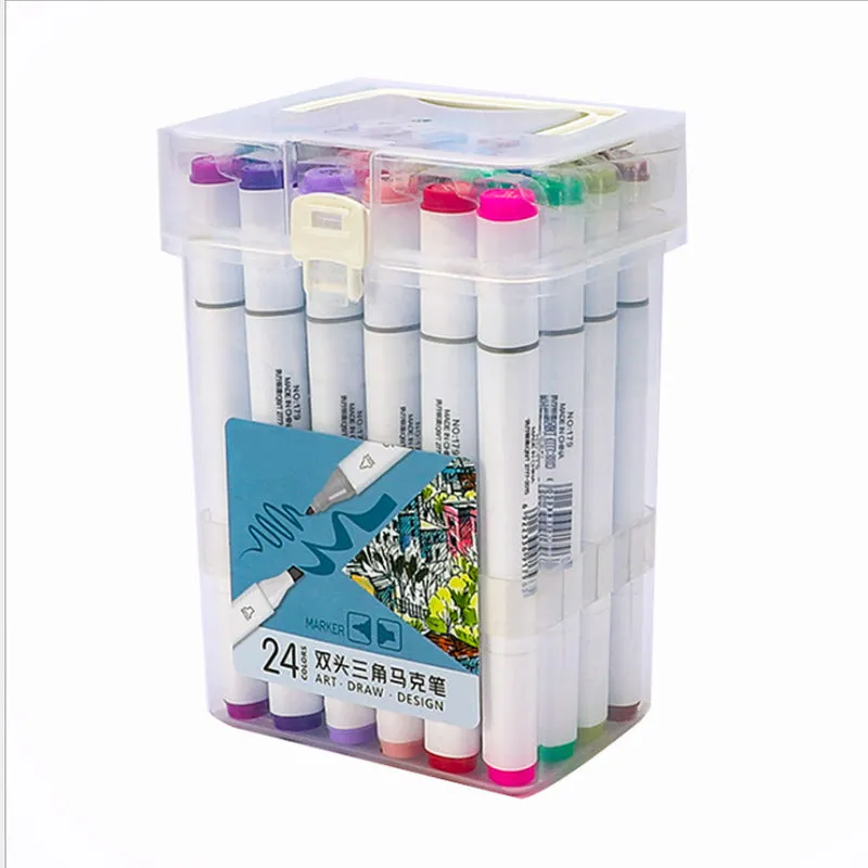 Double Head Alcohol Markers Box