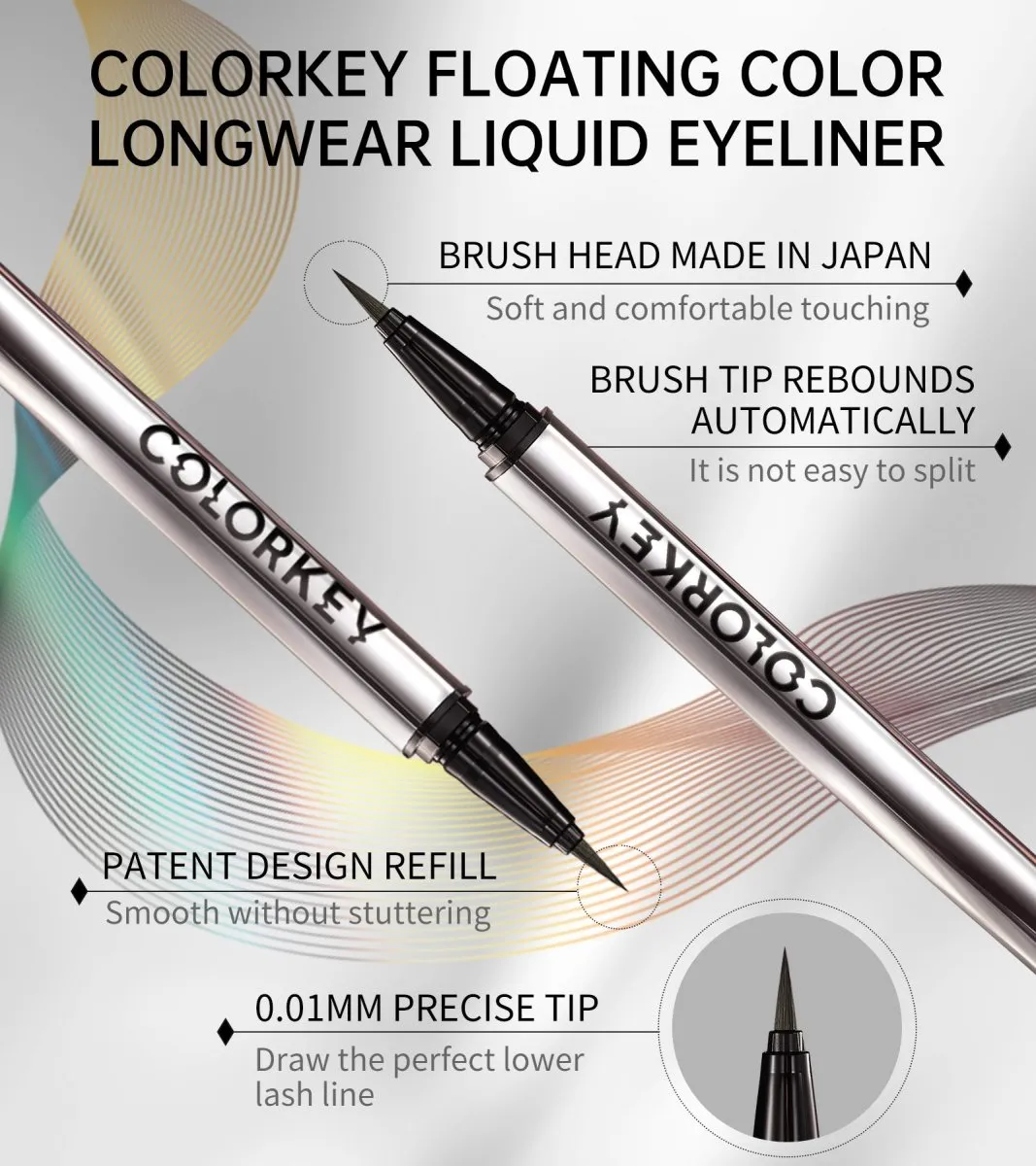 Floating Color Liquid Eyeliner N02 Brown