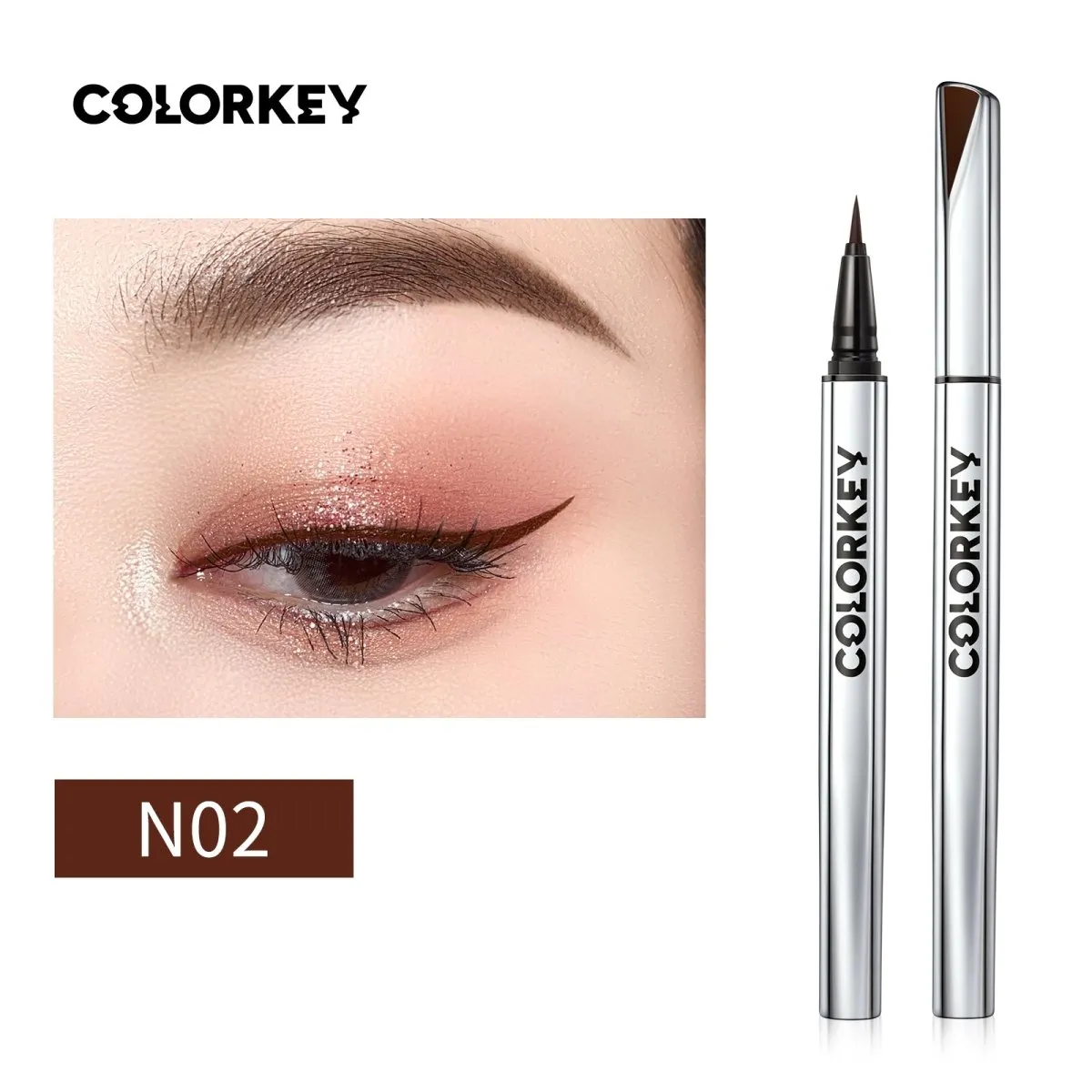 Floating Color Liquid Eyeliner N02 Brown