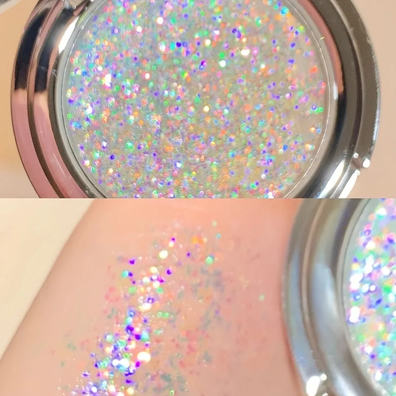 Glimmer Monochrome Sequins Highlight ElectroOptic Eyeshadow Compact