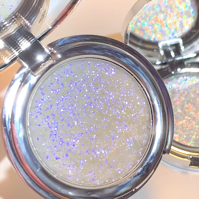 Glimmer Monochrome Sequins Highlight ElectroOptic Eyeshadow Compact