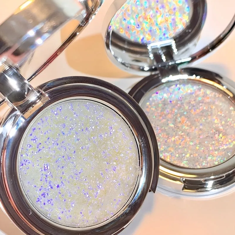 Glimmer Monochrome Sequins Highlight ElectroOptic Eyeshadow Compact