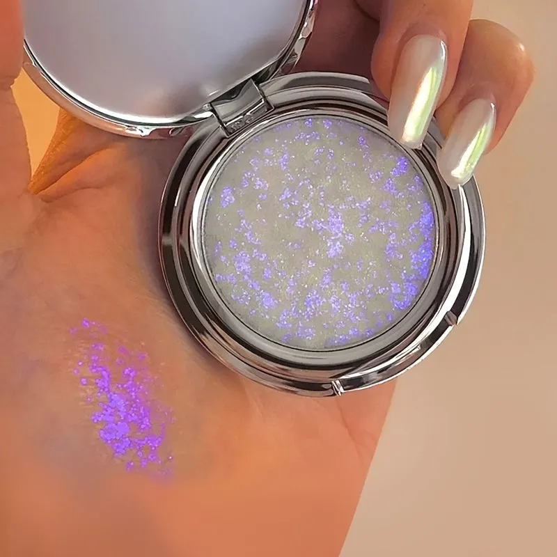 Glimmer Monochrome Sequins Highlight ElectroOptic Eyeshadow Compact