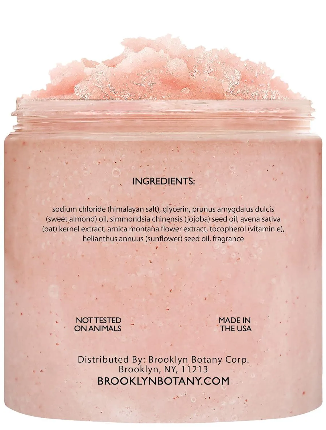 Himalayan Salt Body Scrub - Moisturizing and Exfoliating Body, Face, Hand, Foot Scrub - Fights Stretch Marks, Fine Lines, Wrinkles - Great Gifts for Women & Men - 10 Oz