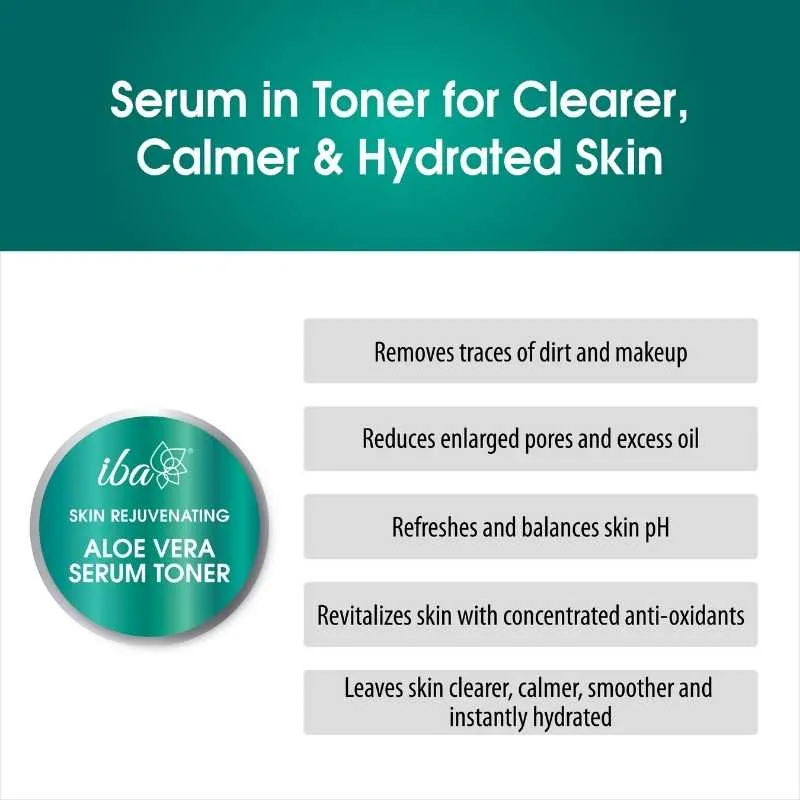 Iba Crystal Clear Skin Rejuvenating Aloe Vera Serum Toner