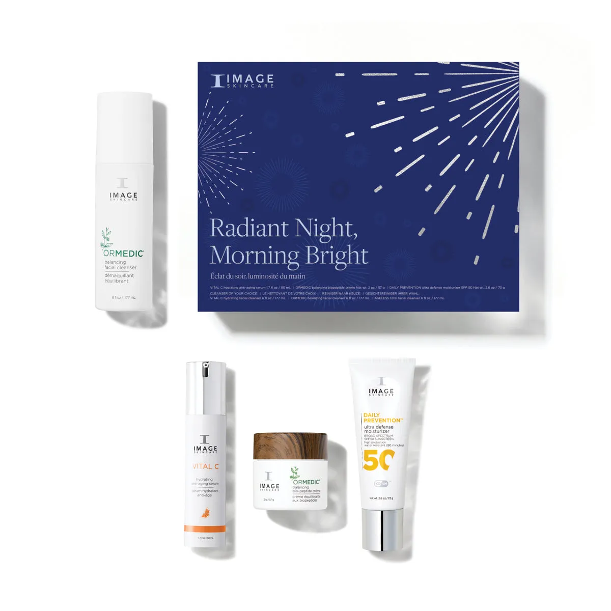 IMAGE Skincare Radiant Night, Morning Bright Ormedic Gift Set