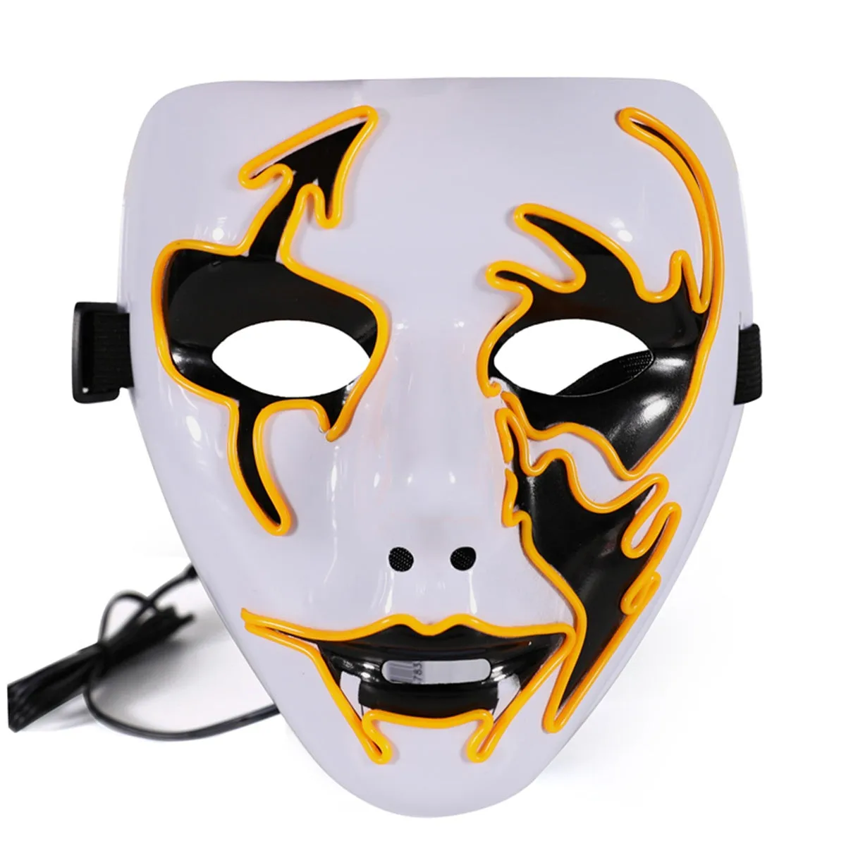 Light up Flash Mask LED Arrow Face