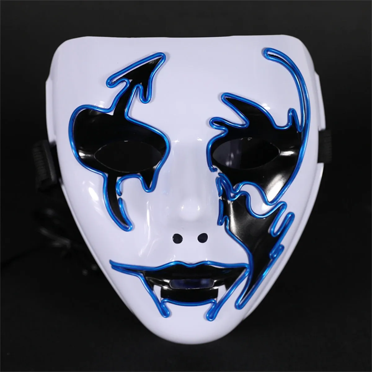 Light up Flash Mask LED Arrow Face