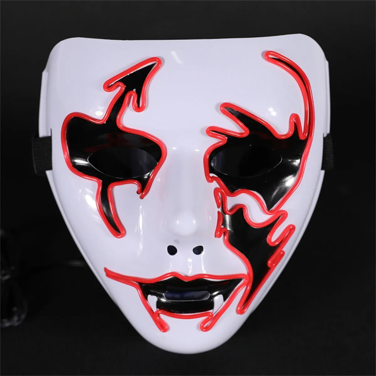 Light up Flash Mask LED Arrow Face