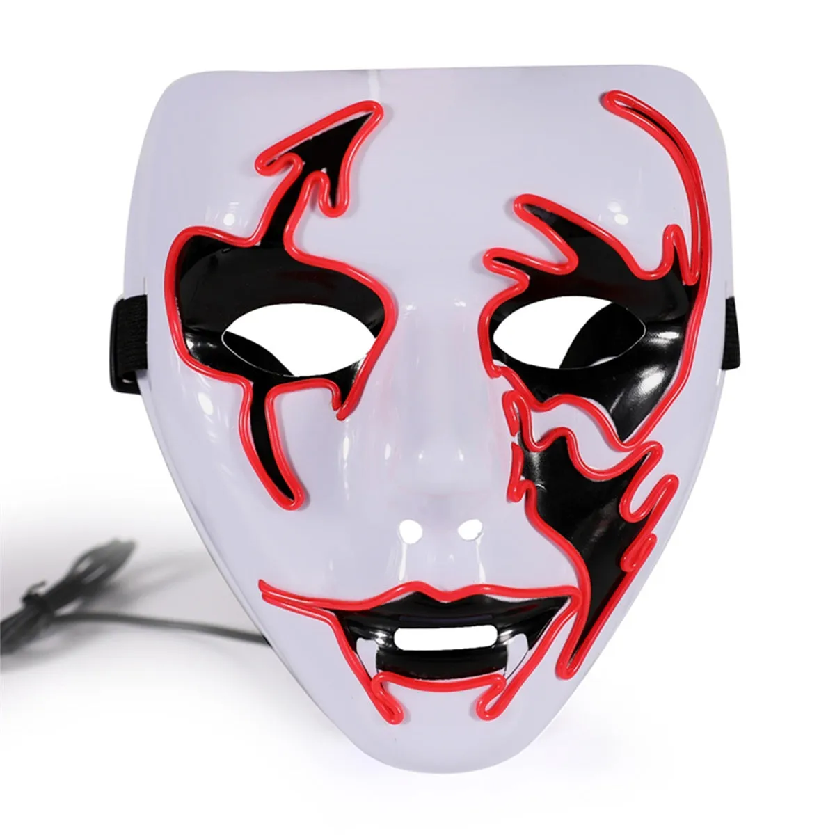 Light up Flash Mask LED Arrow Face