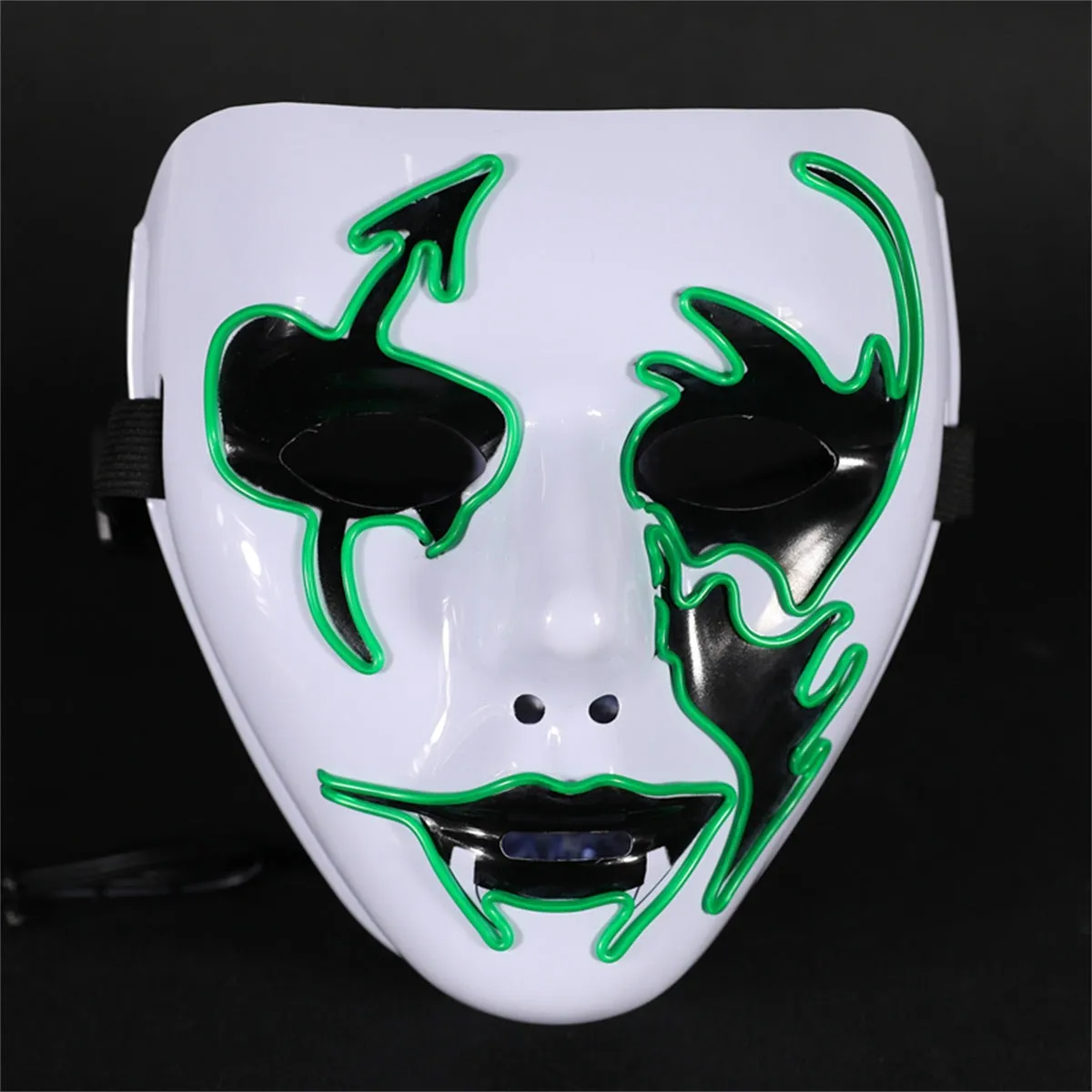 Light up Flash Mask LED Arrow Face