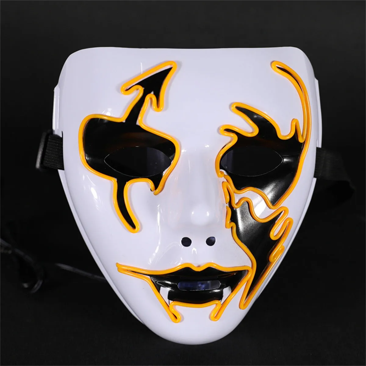 Light up Flash Mask LED Arrow Face