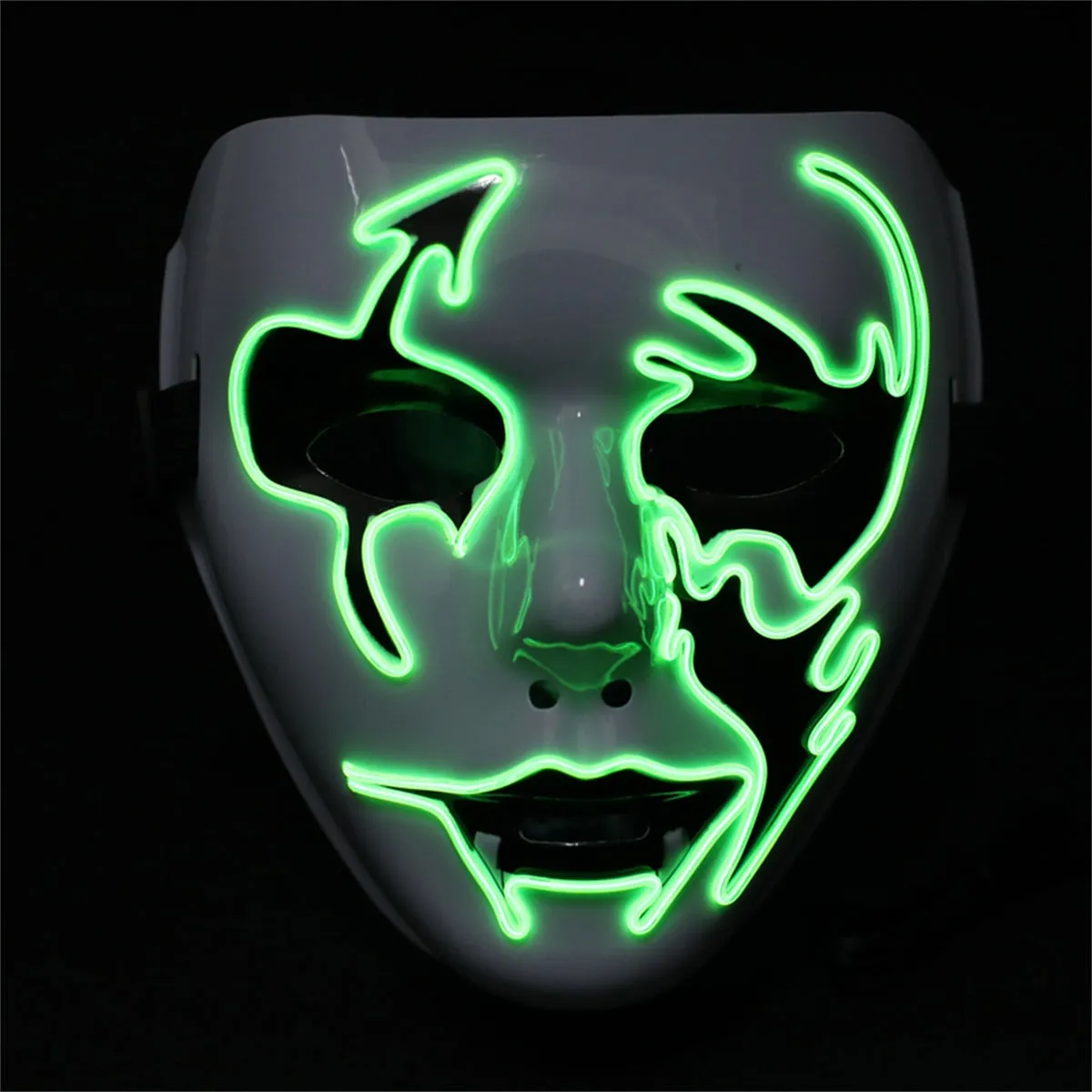 Light up Flash Mask LED Arrow Face