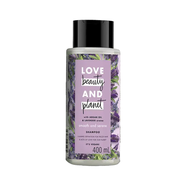 LOVE BEAUTY AND PLANET SMOOTH AND SERENE SHAMPOO 400ML