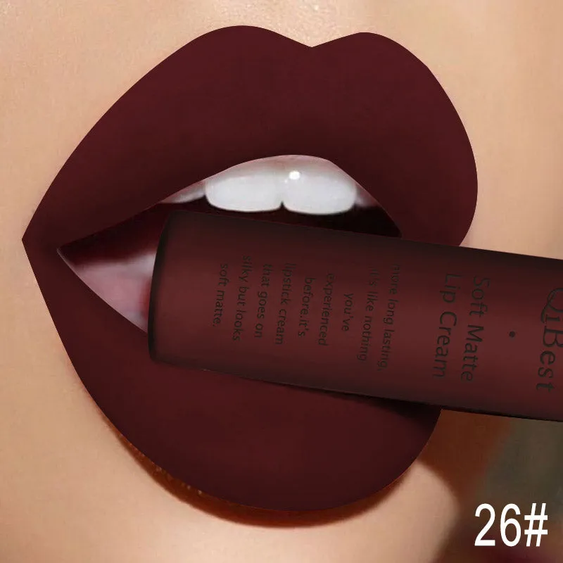 Matte Non-Stick Cup Non-Fading Lip Gloss Matte Liquid Lipstick