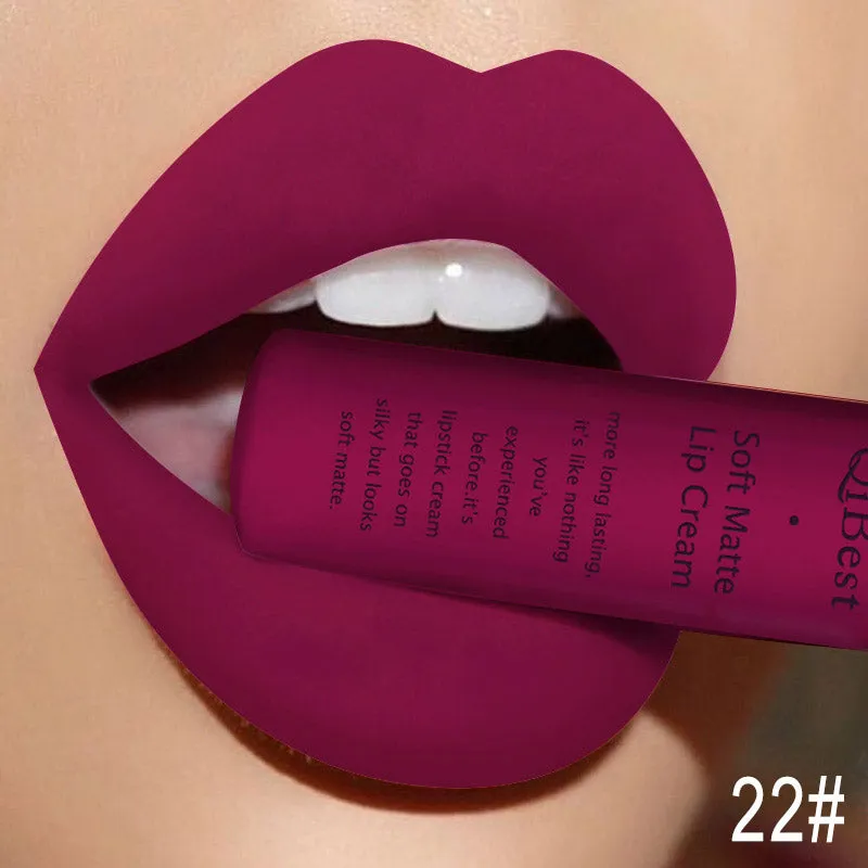 Matte Non-Stick Cup Non-Fading Lip Gloss Matte Liquid Lipstick