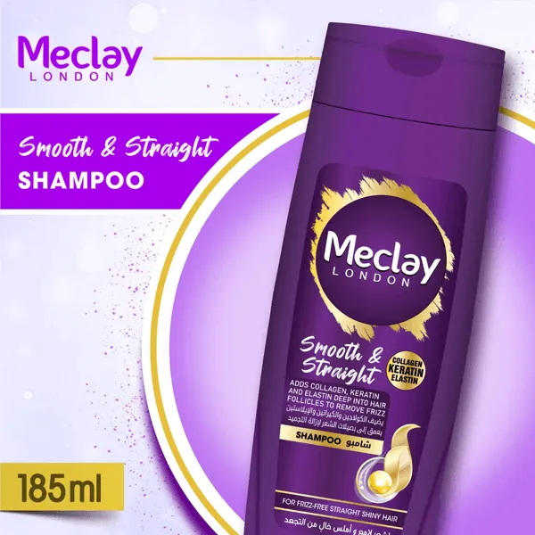 Meclay London Smooth And Straight Shampoo 185ml