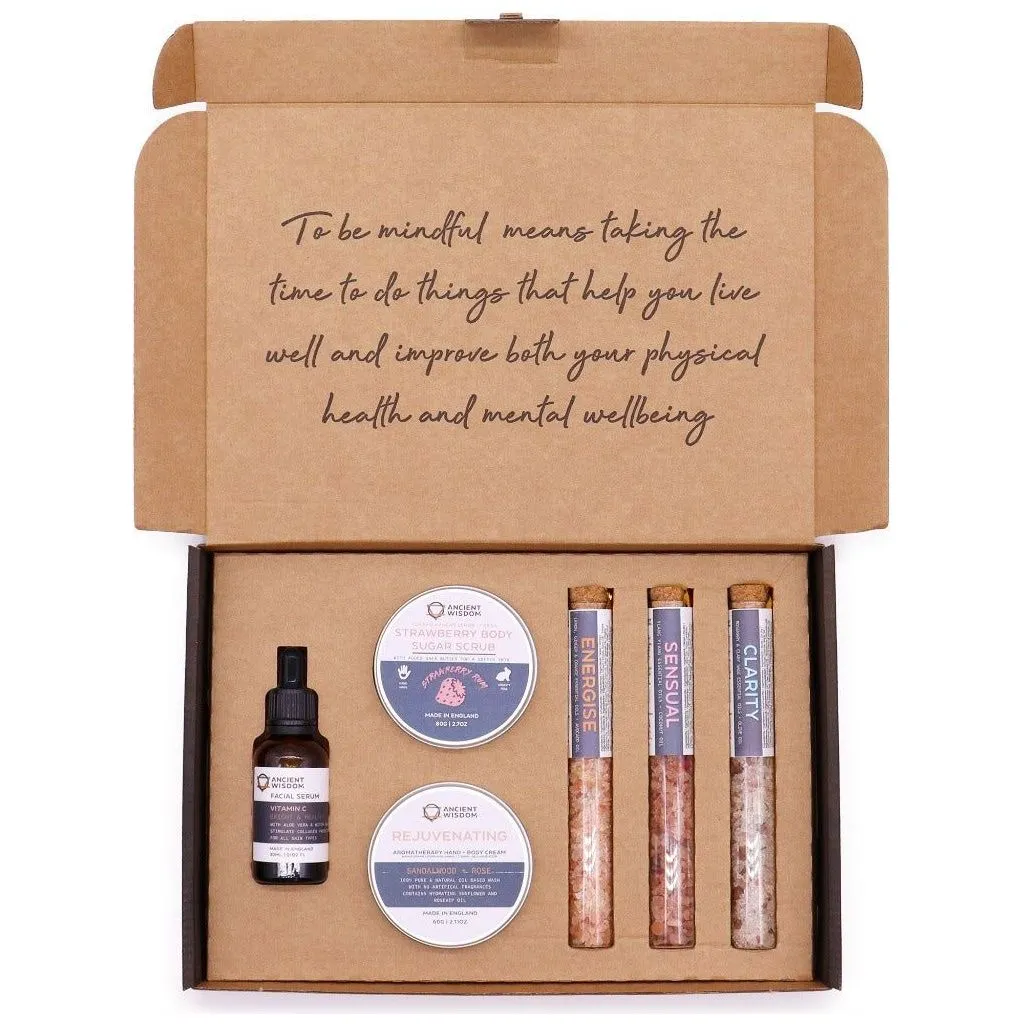 Natural Gift Set - Self-Care Kit - Mindfulness & Serenity - Luxury Home Spa Set