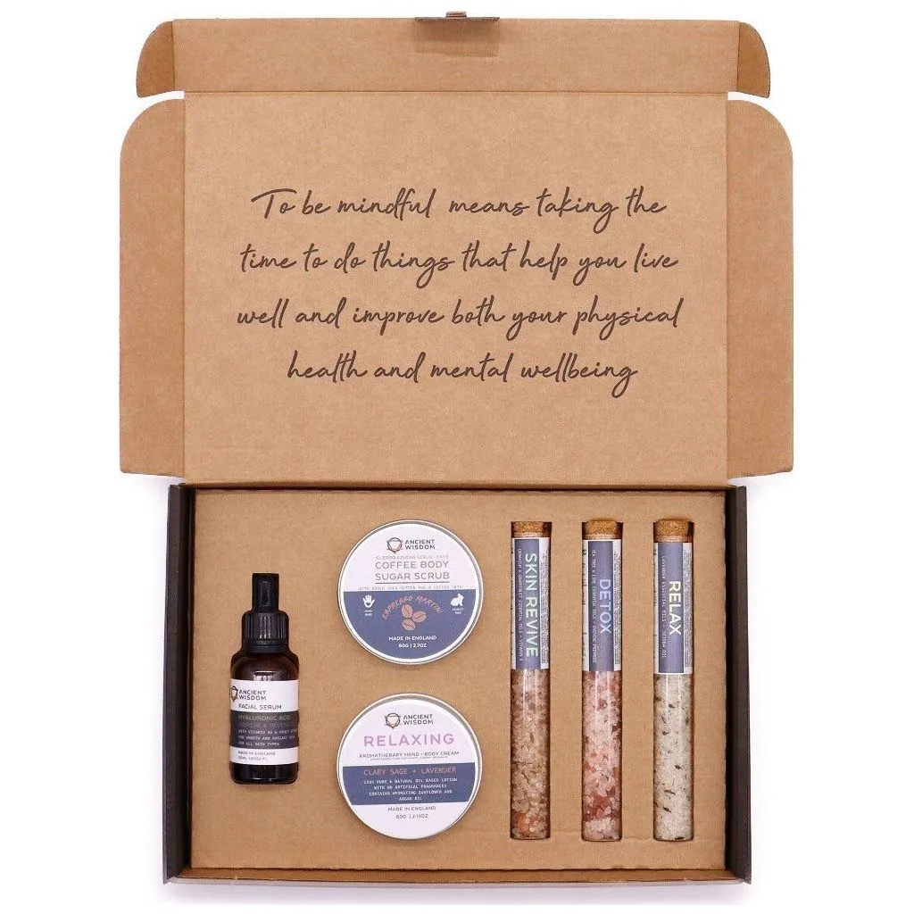 Natural Gift Set - Self-Care Kit - Mindfulness & Serenity - Luxury Home Spa Set