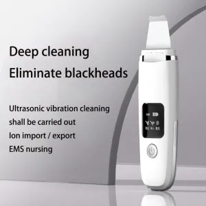 New Ultrasonic Skin Shovel Blackhead Shovel Beauty Instrument Facial Pore Cleaning Blackhead Shovel Skin Knife