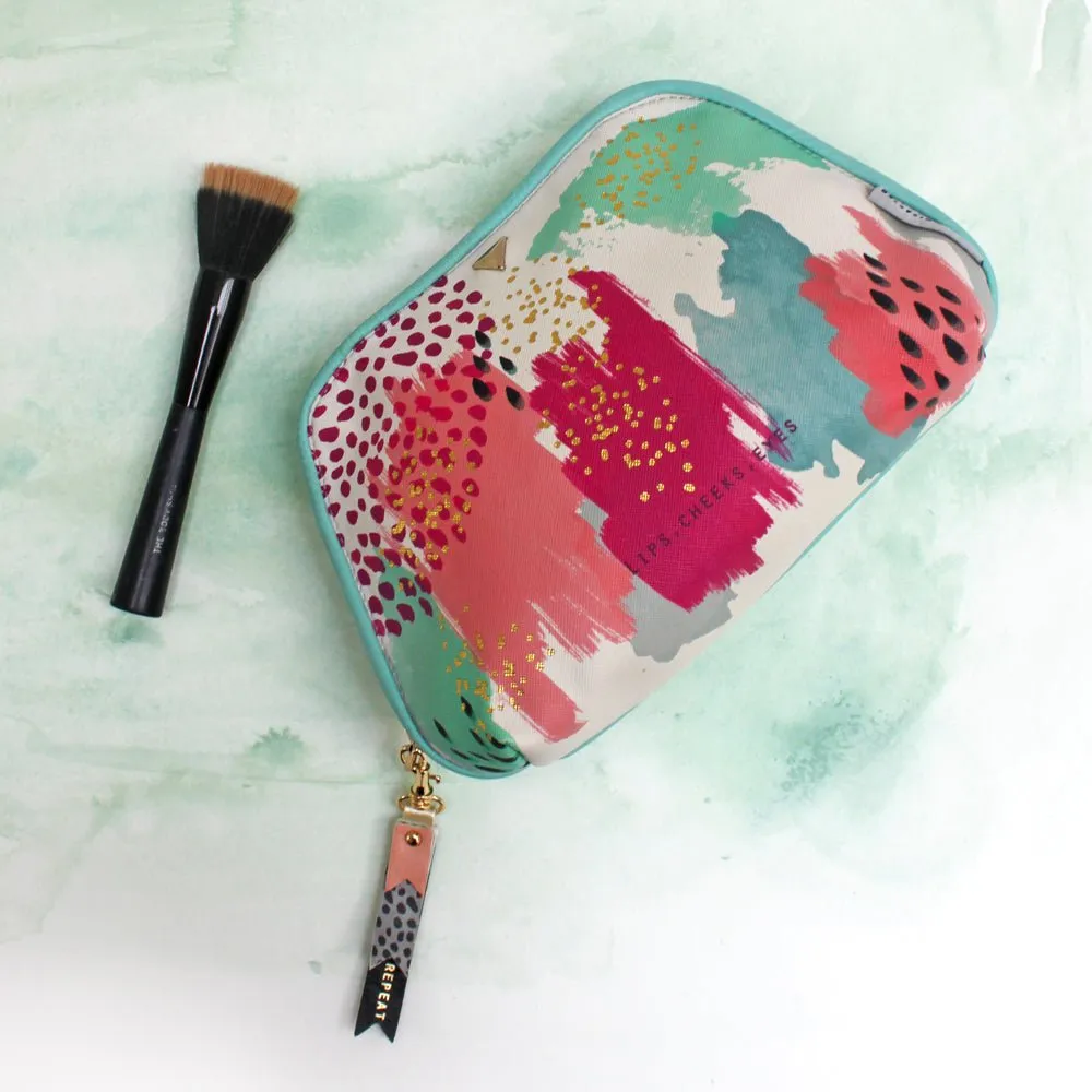 Paint Pattern Make Up Bag