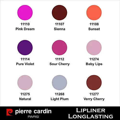 Pierre Cardin Paris - Lipliner Pencil Longlasting (405-Pure Violet)