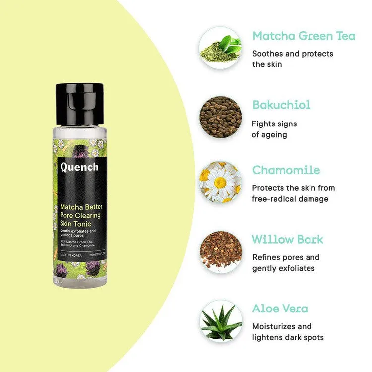 Pore Clearing Skin Toner with Matcha Green Tea Anti-Oxidants (Mini)