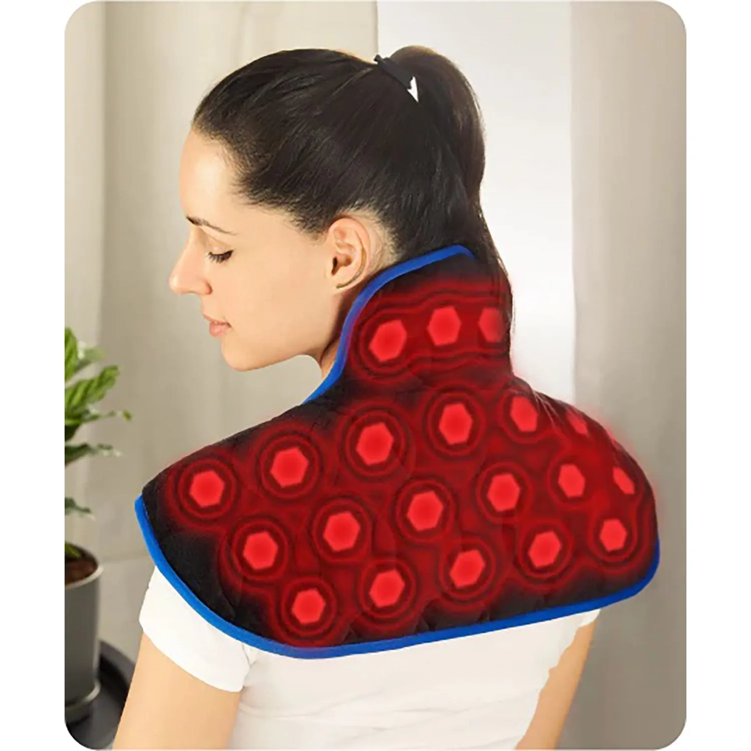 REATHLETE UPHEAT Shoulders & Neck Heating Pad | Wireless, Portable Weighted Heating Pad