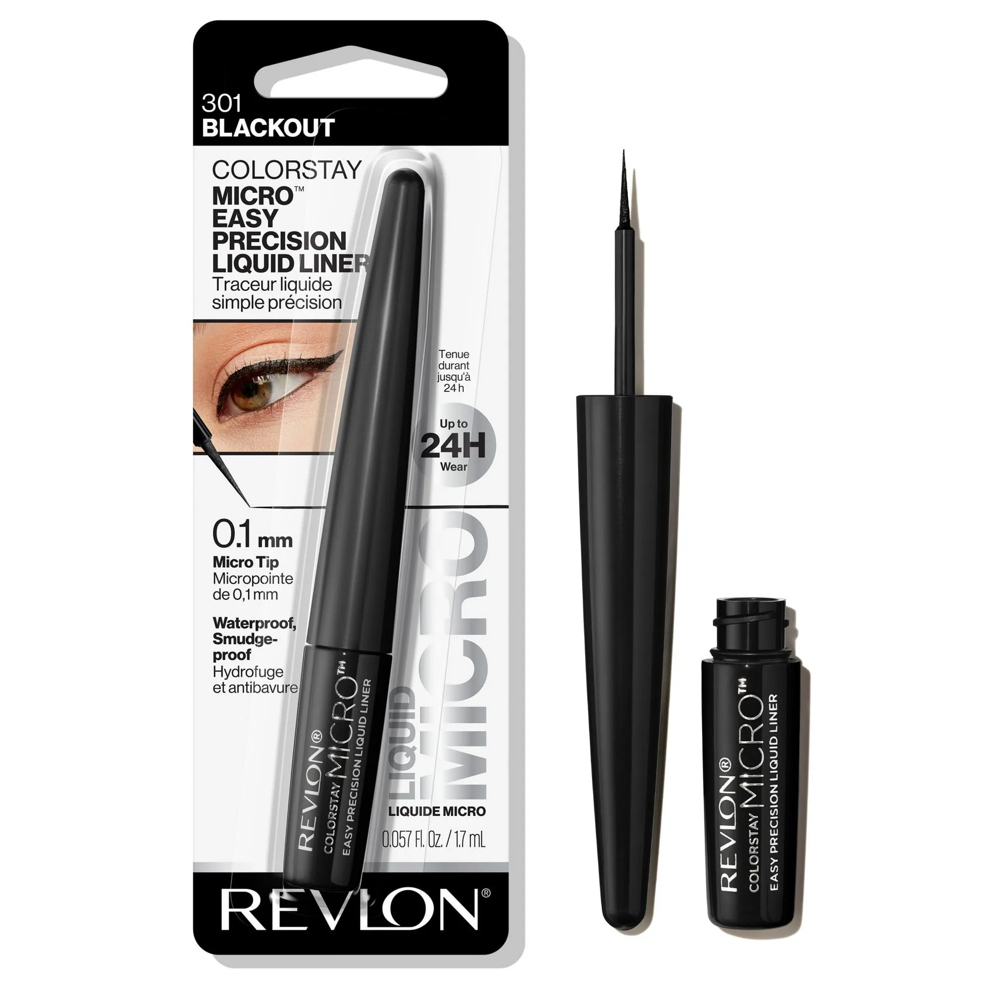 Revlon Colorstay Micro Precision Liquid Eyeliner 301 Blackout